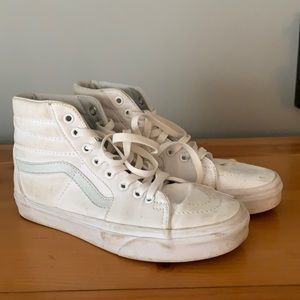 Vans white high tops